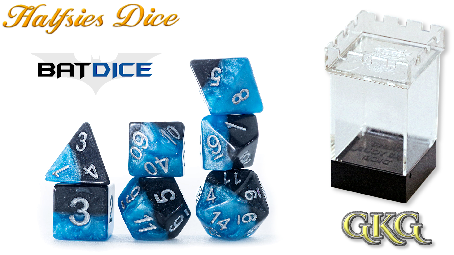 Halfsies Dice - Bat Dice
